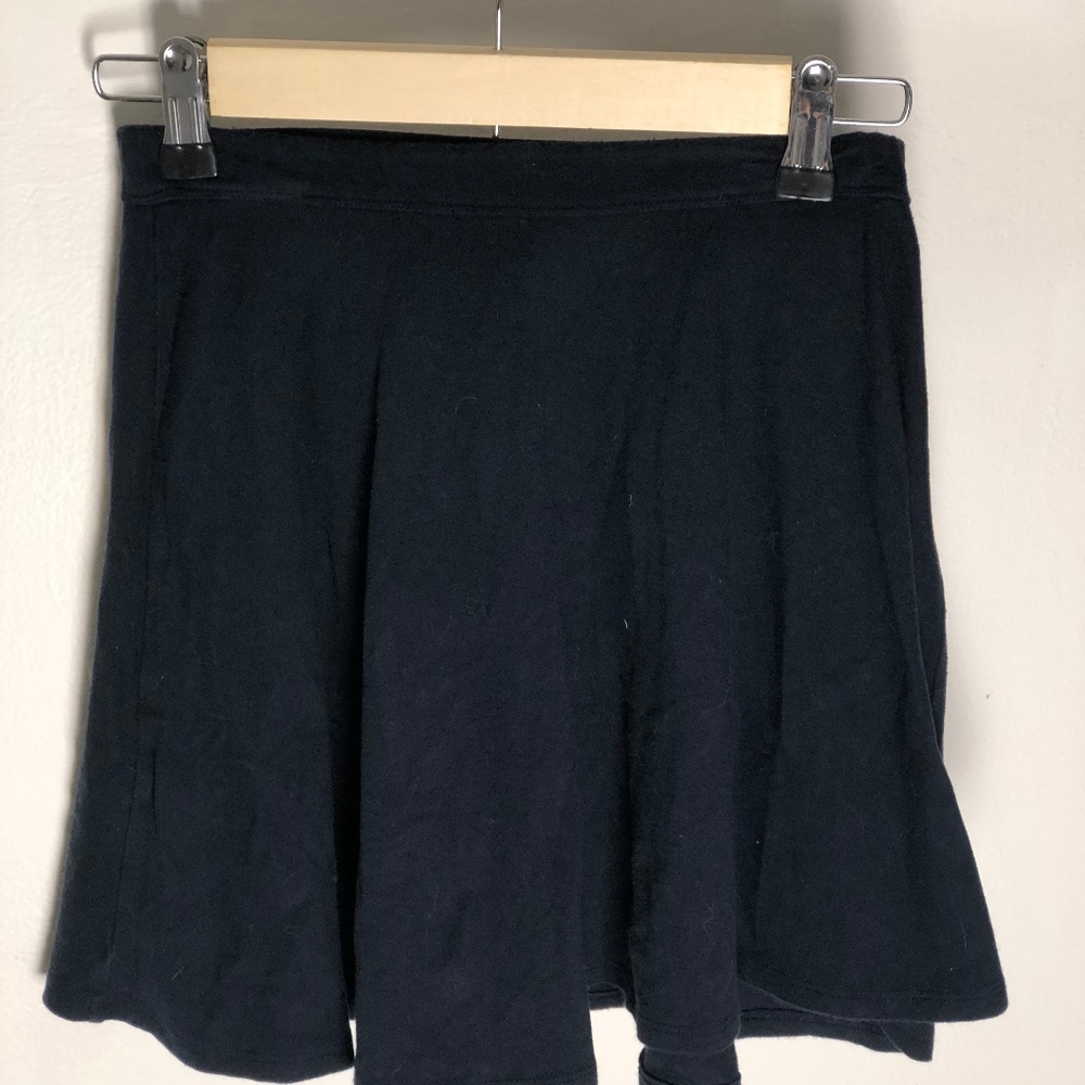 Abercrombie & Fitch Navy Skater Skirt (XS)